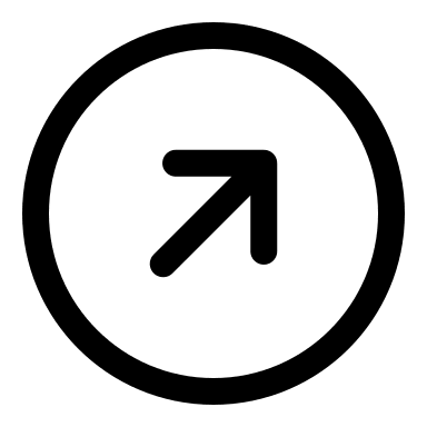 Upward Right Arrow in Circle (Iconoir) Free Open-Source SVG Icon (Iconoir)