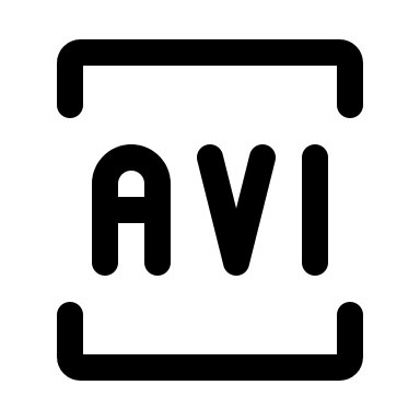 AVI File Format Free Open-Source SVG Icon (Iconoir)