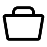 Bag (Iconoir) Free Open-Source SVG Icon