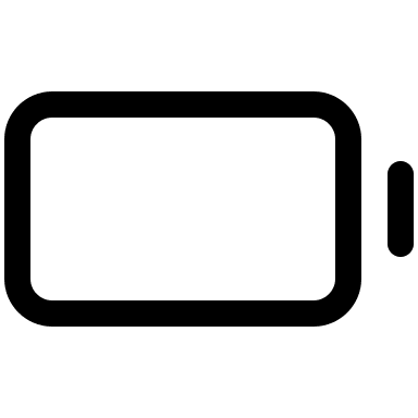 Empty Battery Status Free Open-Source SVG Icon (Iconoir)