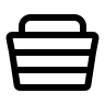 Big Beach Bag Free Open-Source SVG Icon