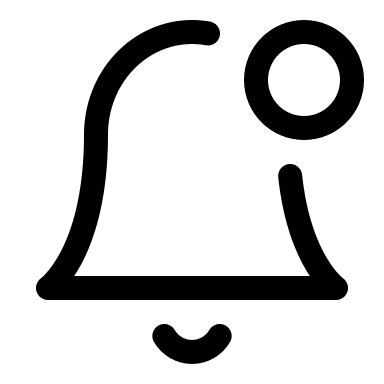 Notification Bell Free Open-Source SVG Icon (Iconoir)