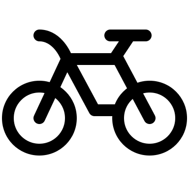 Bicycle (Iconoir) Free Open-Source SVG Icon (Iconoir)