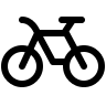 Bicycle (Iconoir) Free Open-Source SVG Icon