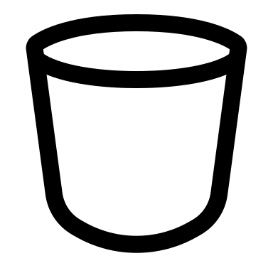 Trash Bin Free Open-Source SVG Icon (Iconoir)