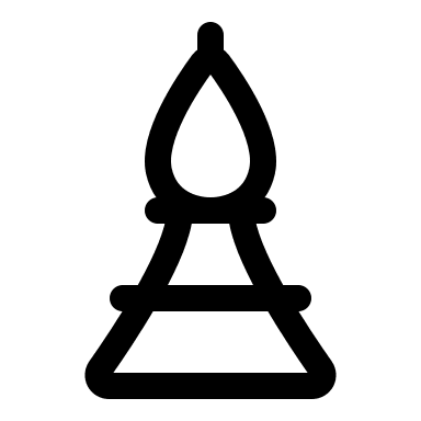 Bishop Chess Piece Free Open-Source SVG Icon (Iconoir)