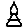 Bishop Chess Piece Free Open-Source SVG Icon