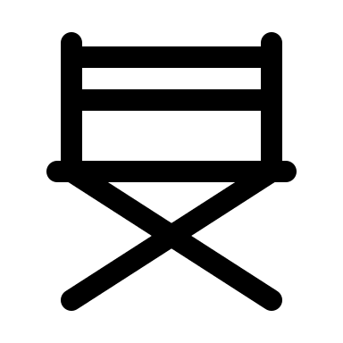 Director's Chair Free Open-Source SVG Icon (Iconoir)