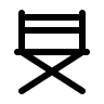 Director's Chair Free Open-Source SVG Icon