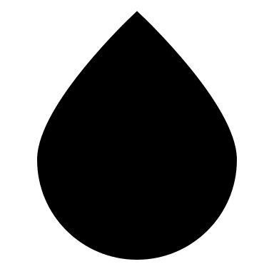 Solid Water Droplet (Iconoir) Free Open-Source SVG Icon (Iconoir)