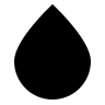 Solid Water Droplet (Iconoir) Free Open-Source SVG Icon