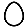 Egg Shape Free Open-Source SVG Icon