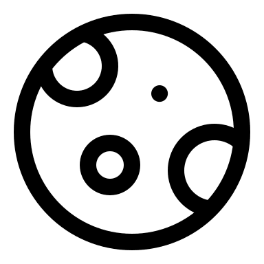 Moon Satellite (Iconoir) Free Open-Source SVG Icon (Iconoir)