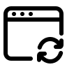 Window Reload Action Free Open-Source SVG Icon