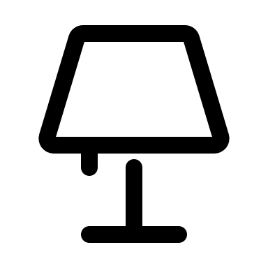 Small Alternative Lamp (Iconoir) Free Open-Source SVG Icon (Iconoir)