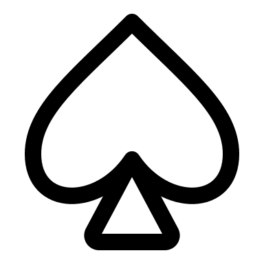 Spades Suit Symbol Free Open-Source SVG Icon (Iconoir)