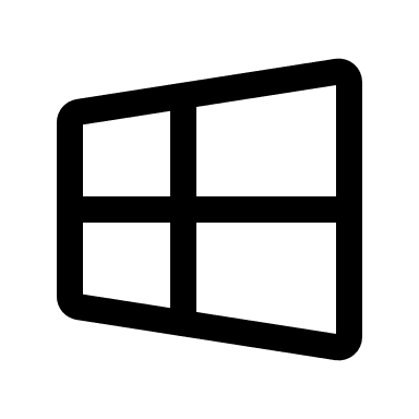 Windows Operating System Free Open-Source SVG Icon (Iconoir)