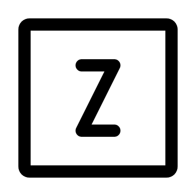 Z Shape Square (Iconoir) Free Open-Source SVG Icon (Iconoir)