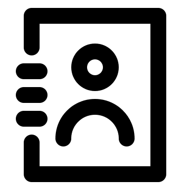 Address Book (Outline) Free Open-Source SVG Icon (IconPark Outline)