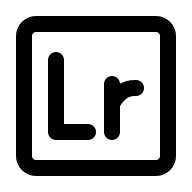 Adobe Lightroom Photo Editing Software Free Open-Source SVG Icon