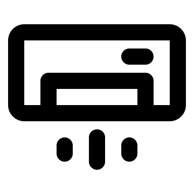 Air Conditioning System (Outline) Free Open-Source SVG Icon (IconPark Outline)