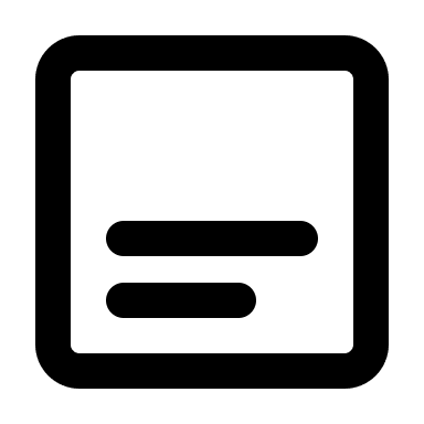 Align Text to Bottom (Outline) Free Open-Source SVG Icon (IconPark Outline)