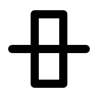 Vertical Alignment (Outline) Free Open-Source SVG Icon