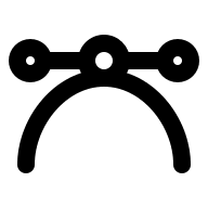 Round Anchor Design (Outline) Free Open-Source SVG Icon