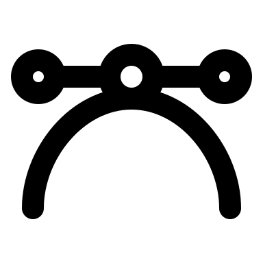 Round Anchor Design (Outline) Free Open-Source SVG Icon (IconPark Outline)