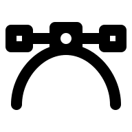 Square Anchor (Outline) Free Open-Source SVG Icon