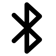 Bluetooth Connectivity Symbol (Outline) Free Open-Source SVG Icon