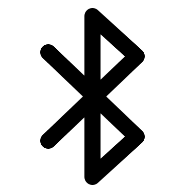 Bluetooth Connectivity Symbol (Outline) Free Open-Source SVG Icon (IconPark Outline)