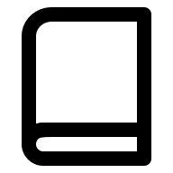 Book (Outline) Free Open-Source SVG Icon