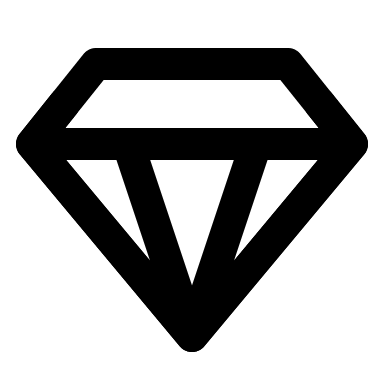 Diamonds (Outline) Free Open-Source SVG Icon (IconPark Outline)