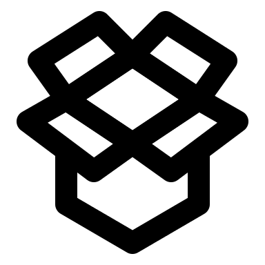 Dropbox File Storage Service (Outline) Free Open-Source SVG Icon (IconPark Outline)