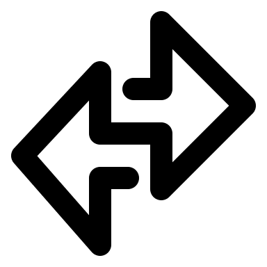 Exchange Process (Outline) Free Open-Source SVG Icon (IconPark Outline)