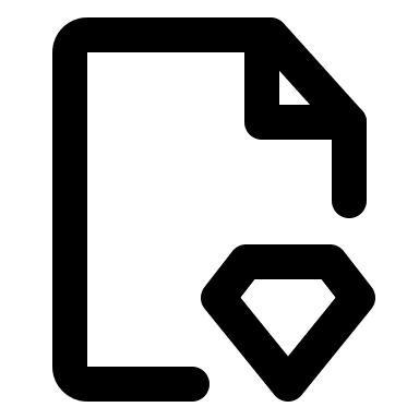 File Quality One (Outline) Free Open-Source SVG Icon (IconPark Outline)