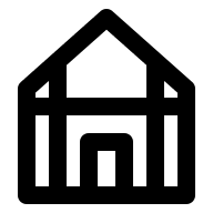 Green House (Outline) Free Open-Source SVG Icon