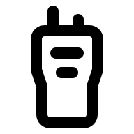 Intercom Communication Device (Outline) Free Open-Source SVG Icon