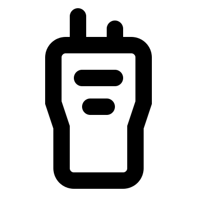 Intercom Communication Device (Outline) Free Open-Source SVG Icon (IconPark Outline)