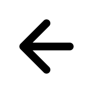 Small Left Arrow (Outline) Free Open-Source SVG Icon