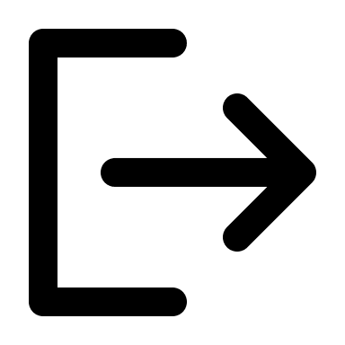 Logout Action (Outline) Free Open-Source SVG Icon (IconPark Outline)