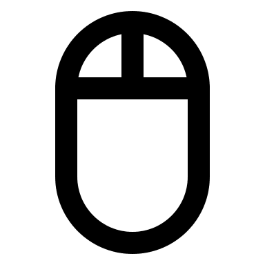 Computer Mouse (Outline) Free Open-Source SVG Icon (IconPark Outline)