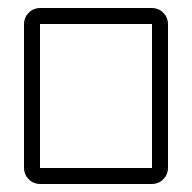 Rectangle Shape (Outline) Free Open-Source SVG Icon