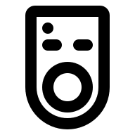 Remote Control Device (Outline) Free Open-Source SVG Icon