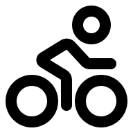 Riding Activity (Outline) Free Open-Source SVG Icon