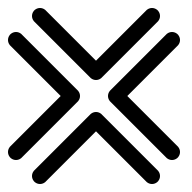 Double X Symbol (Outline) Free Open-Source SVG Icon