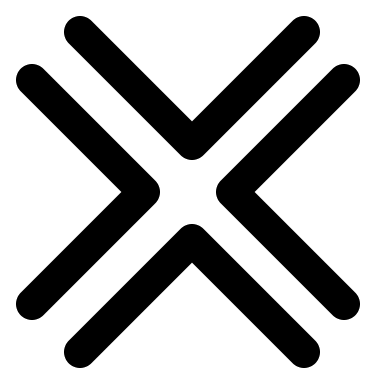 Double X Symbol (Outline) Free Open-Source SVG Icon (IconPark Outline)