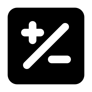 Add and Subtract Operations (Solid) Free Open-Source SVG Icon (IconPark Solid)