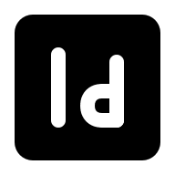 Adobe InDesign Software Free Open-Source SVG Icon